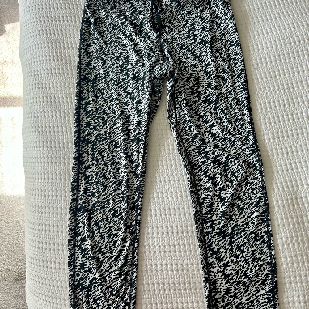 Nike Black and White Dri-FIT Leggings
